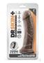 Dr. Skin Plus Gold Collection Thick Posable Dildo With Suction Cup 8in - Chocolate