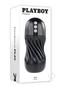 Playboy Solo Rechargeable Textured Stroker - Black